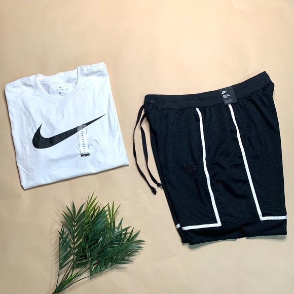 nike short and shirt set mens